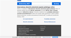 Desktop Screenshot of antonimy.net